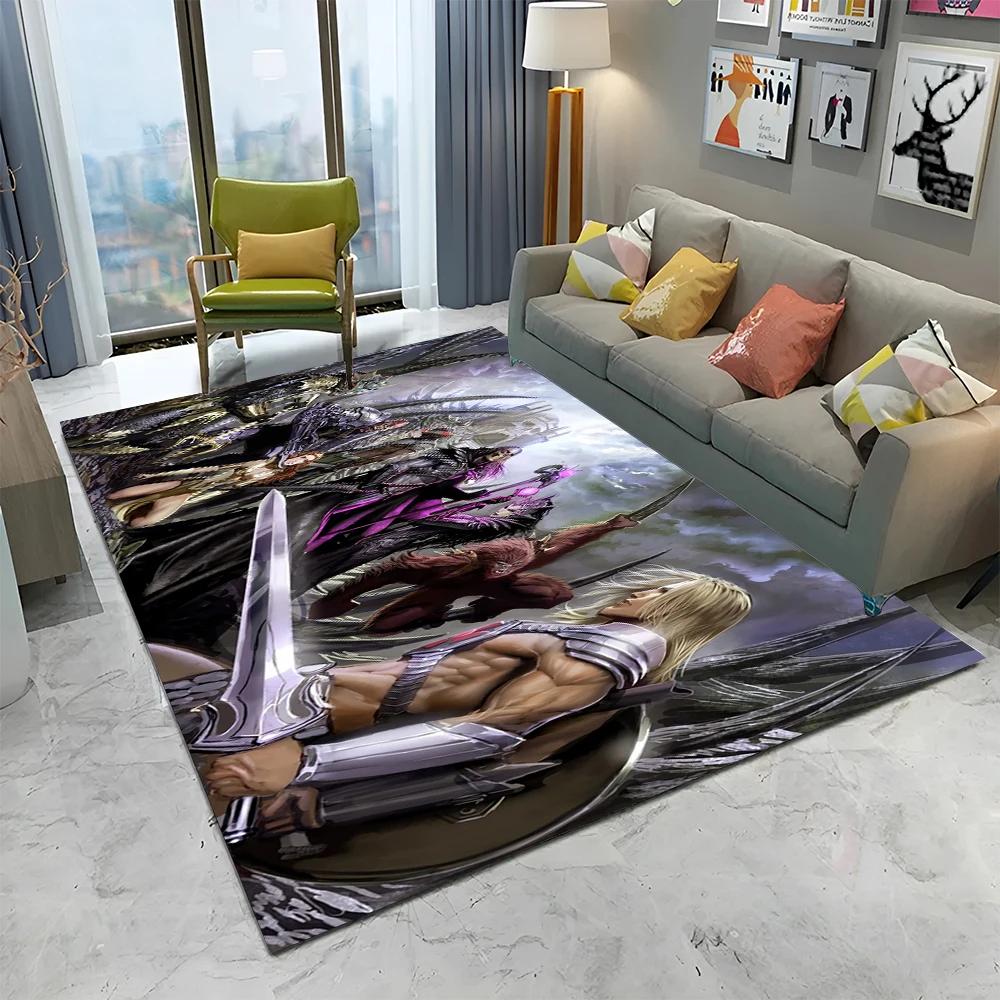 He Man Masters of The Universe Carpet Rug for Home Living Room Bedroom Sofa Doormat Decor,kids Play  Area Rug Non-slip Floor Mat