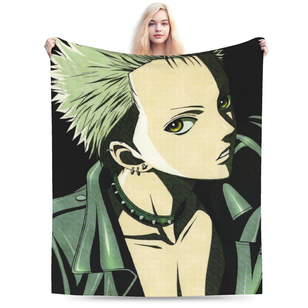 Nana Anime Manga Blankets Flannel Autumn/Winter Portable Super Warm Throw Blanket for Bed Office Bedspread