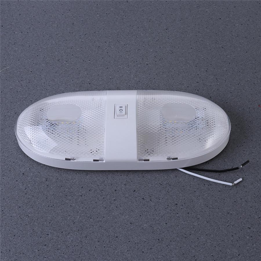 Car Ceiling Light Marine Boat Camper Trailer Dome Lamp Caravan 12V 340LM
