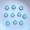 50Pcs  Cute Mini Cartoon Penguin Resin Figurine Crafts Flatback Cabochon Ornament Jewelry Making Hairwear Accessories