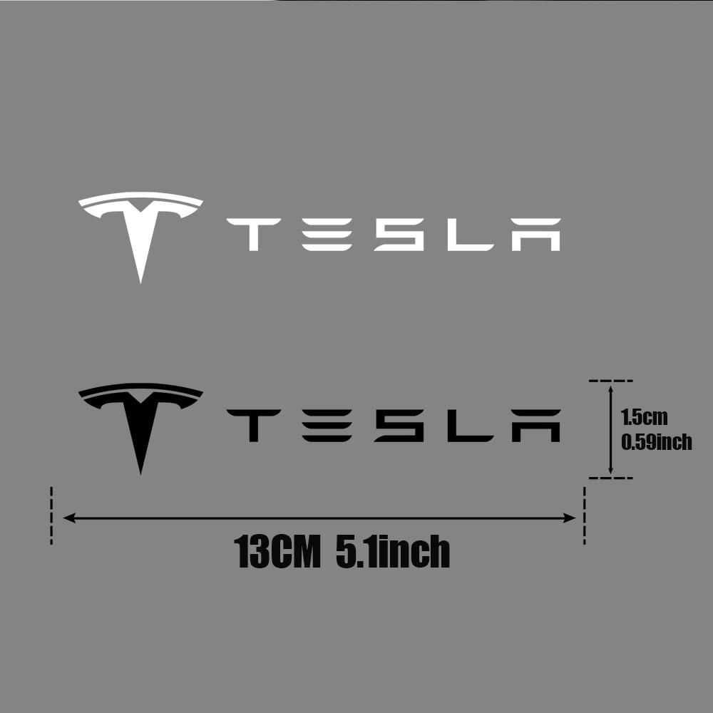 4pcs Personalized Waterproof Car Sticker Exterior Trim Accesorios For Tesla Model 3 Model X Model S Model Y Roadster Invader