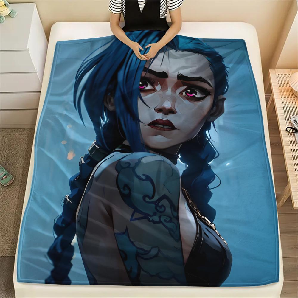 1Pc Cartoon Print Flannel Blanket, High Quality Comfortable for All Seasons, Home Decor, Warmth and Comfort, Perfect for Christmas Birthday Gift