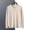 First-line Ready-to-wear Thickened V-neck Cashmere Sweater Loose Wool Knitting