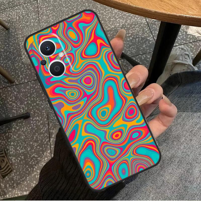 Vintage Ornament For OPPO Reno 11F 12F 13F 14F 8T 10 11 12 13 14 Pro 8 7 Lite OPPO Find X8 X6 X5 X9 Pro Case