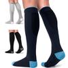1 Pair Compression Socks For Men And Women 20-30 Mmhg Knee High - Best Support For Athletic, Sports, Travel