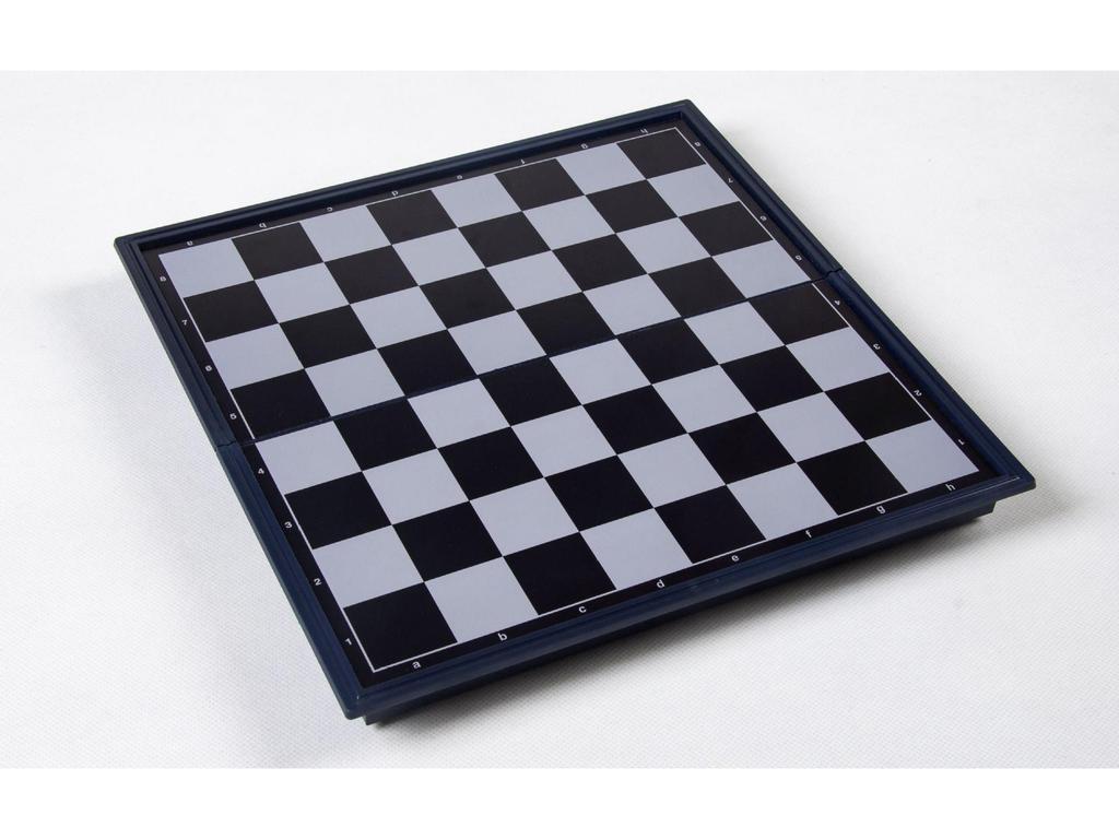 UB Union Magnetic Gold & Silver Folding Chess Set - Plastic Desktop Leisure Toy, Perfect Student Gift