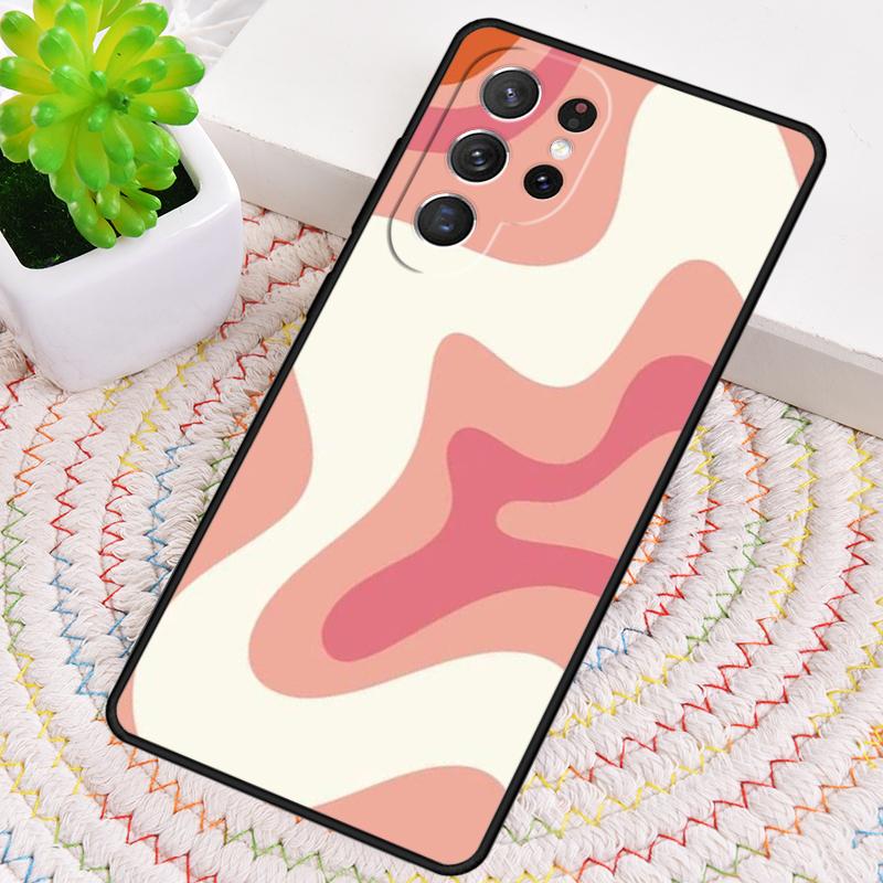 Liquid Swirl Abstract Beige Sage Green soft Phone Case For Samsung Galaxy note 10 pro S26 S25 S24 S23 S22 S21 Plus Ultra Cover