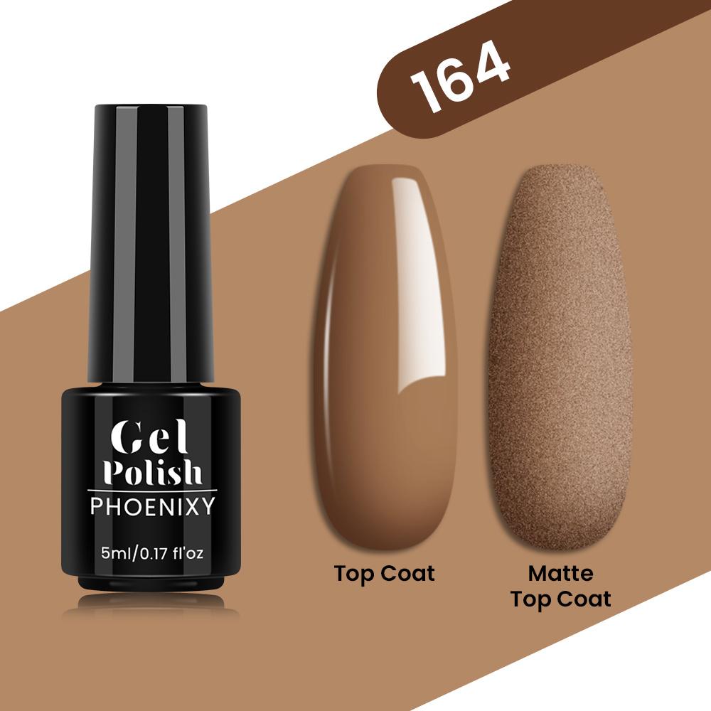 PHOENIXY 80 Farben Nagel-Gel-Nagellack, 5 ml, UV-LED-Farb-Nagelkunst-Hybrid-Nagellack, Liner-Gel, Maniküre-Kunst, semi-permanent, glitzernd, glänzende Farben-Gel