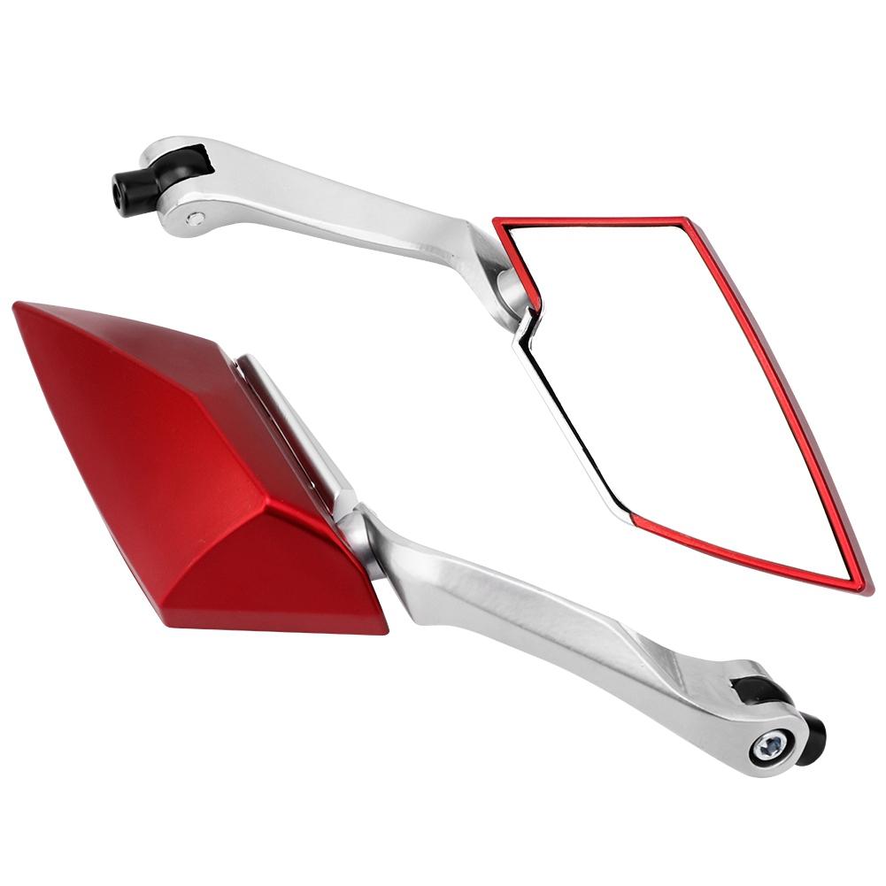 

2 шт. Мотоциклетные Мотоциклетные Модифицированные Зеркала Заднего Вида Зеркала Бокового Вида Заднего Вида Красные красный