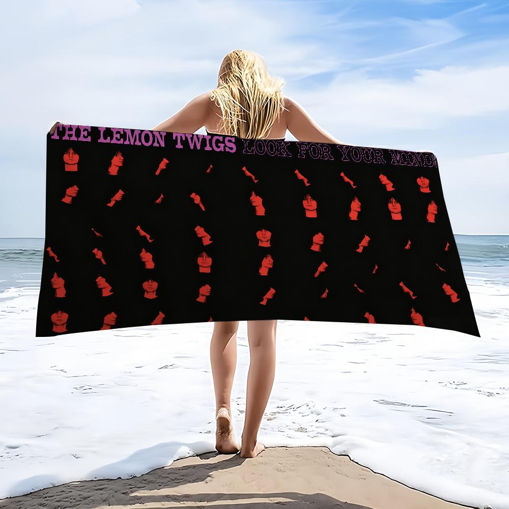 The Lemon Twigs Look For Your Mind! Towel Beach Bath Quick-Drying Lightweight Portable Sauna Camping Swim Pool Travel