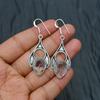 White Topaz Gemstone Handmade 925 Sterling Silver Jewelry Earring