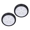 2Pcs Air Compressor Wheel Set 6in Plastic Rubber Air Compressor Caster for Replacement