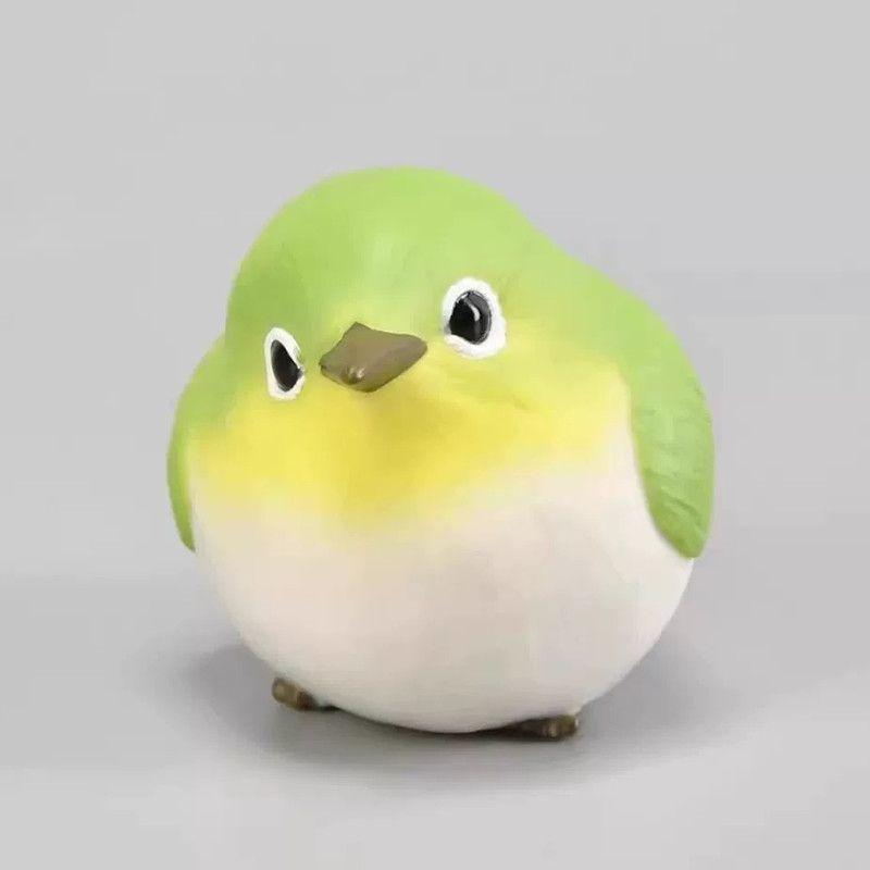 Genuine Gacha Scale Model Dear Little Bird Friends in Your Palm Budgerigars Peony Crows Kingfishers Action Figure Toys