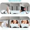 Car Sun Visor Vanity Mirror,Rechargeable Led Dimmable Makeup Mirror,With 10X And 30X Magnification,3 Light Modes