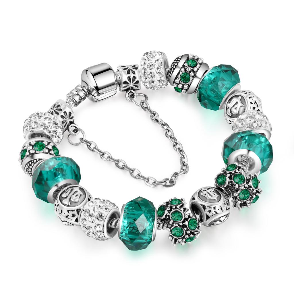 Crystal Constellations Bracelet Handmade Wrist Accessories for Girls Women Jewelry Birthday Gifts