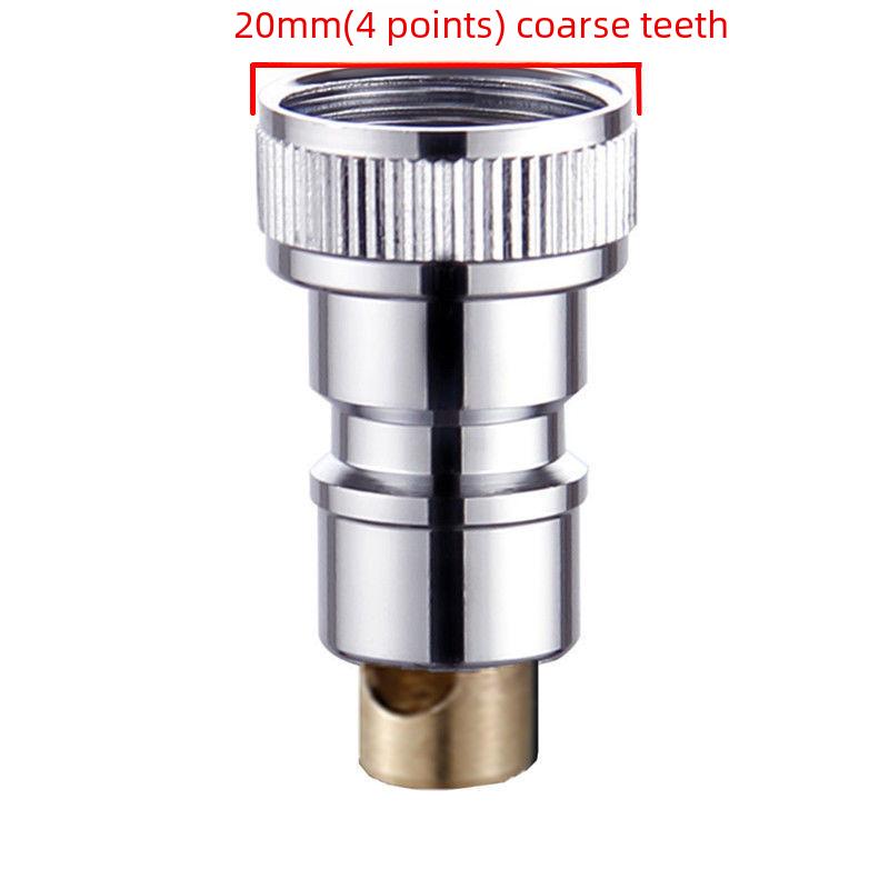 Gunmetal Anti-Fall Automatic Stop Valve Washing Machine Faucet Adapter
