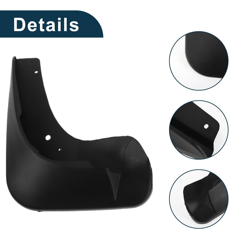 TUCKBOLD Mud Flaps Splash Guards with Mounting Accessories for Skoda Fabia 2015-2019, Front and Rear, 1 Set