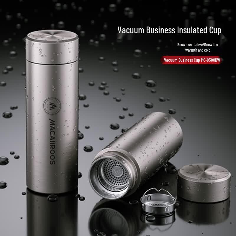 Macaiiroos 304 SS Tea Infuser Vacuum Bottle