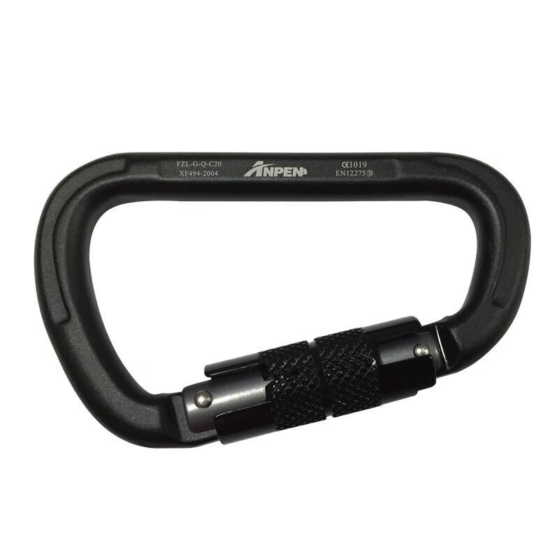 Anpan D-Shape Auto-Lock Rock Climbing Carabiner