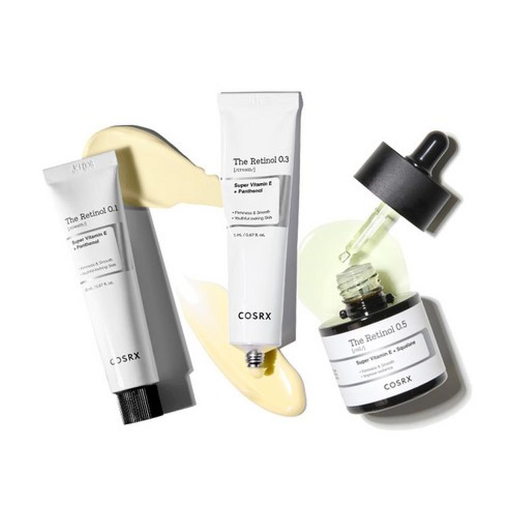 COSRX Die Retinol 0,1 Creme 20 ml (2 Stück) – Milde Retinol-Behandlung, Texturpflege, Koreanisch