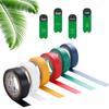 Flame Retardant Black & Red PVC Electrician's Insulating Tape - Waterproof, Wear Resistant & High-Temperature Electrical Wire Tape