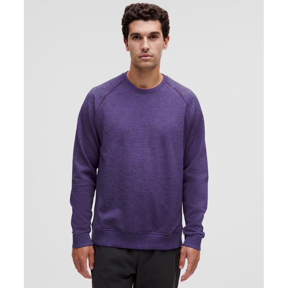 

Lululemon Engineered Warmth Длинный рукав Crew Фиолетовый Пепельный Атомно-фиолетовый Черный XS