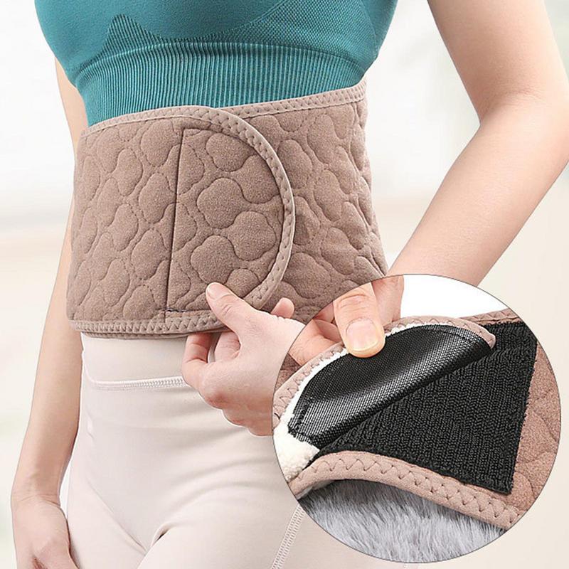 Waist Warmer Soft Waist Warmer for Cold Weather Comfortable Back Warmer Belt for Men Women Winter Warm Waistband Elastic Belt
