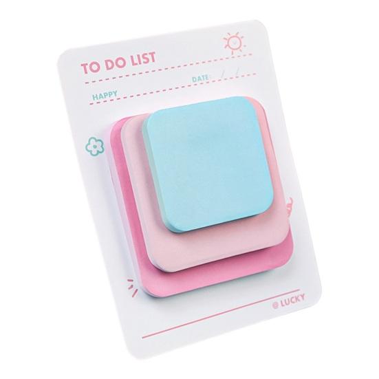 Sticky Note Self-adhesive Multifunctional Leave Message Stationery INS Memo Pad Post Stickers Office