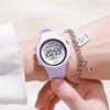 Women's Waterproof Multifunctional Luminous Sport Alarm Watch for Students