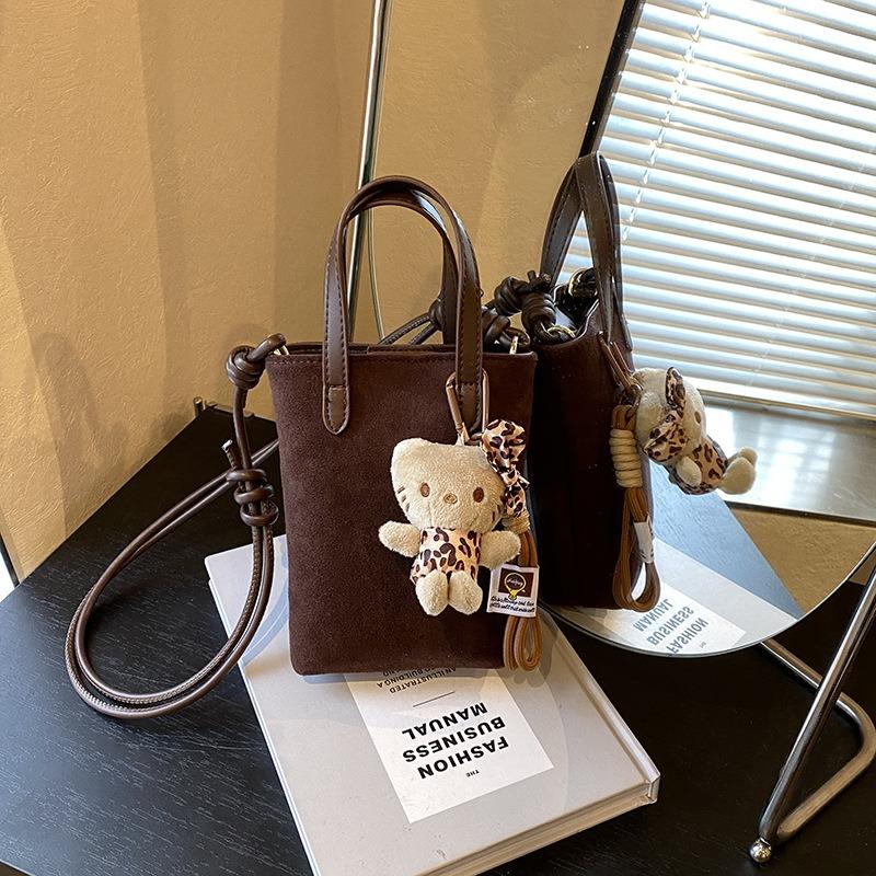 Bucket Mobile Phone Bag Female Messenger New Summer Niche Design Leopard Print Handbag Small Bag