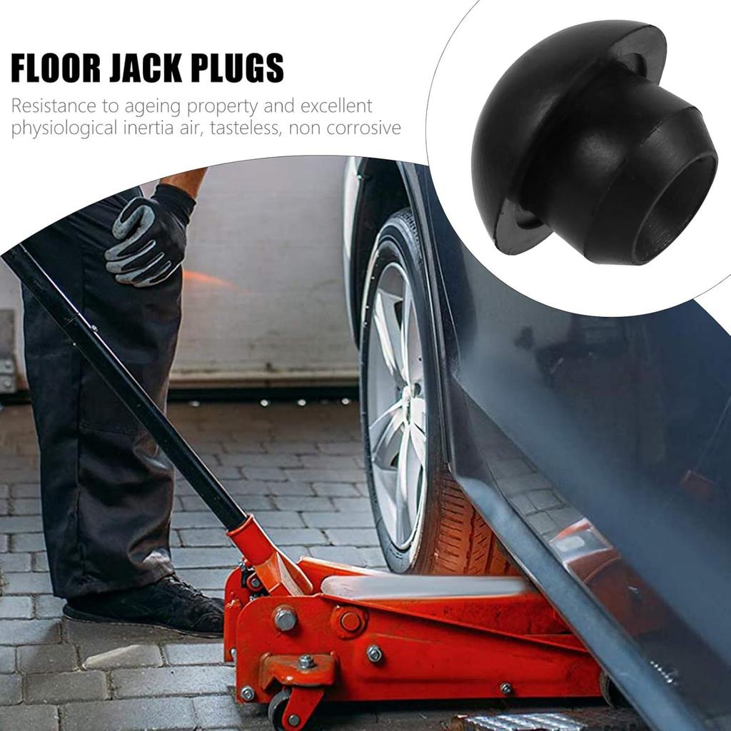Balacoo Floor Jack Plugs Hydraulic Oil Filler Plugs Rubber Seal Replacement 0.51 Inch Leak Resistant Jack Plug for Car Maintenance Repair