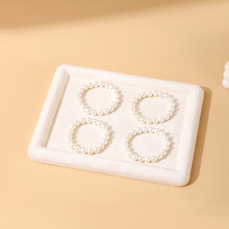 Modern Jewelry Showcase Tray Velvety Jewelry Display Tray Exquisite Charm Holder