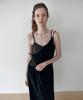 Deolil Like Shirring Sleeveless T_Charcoal