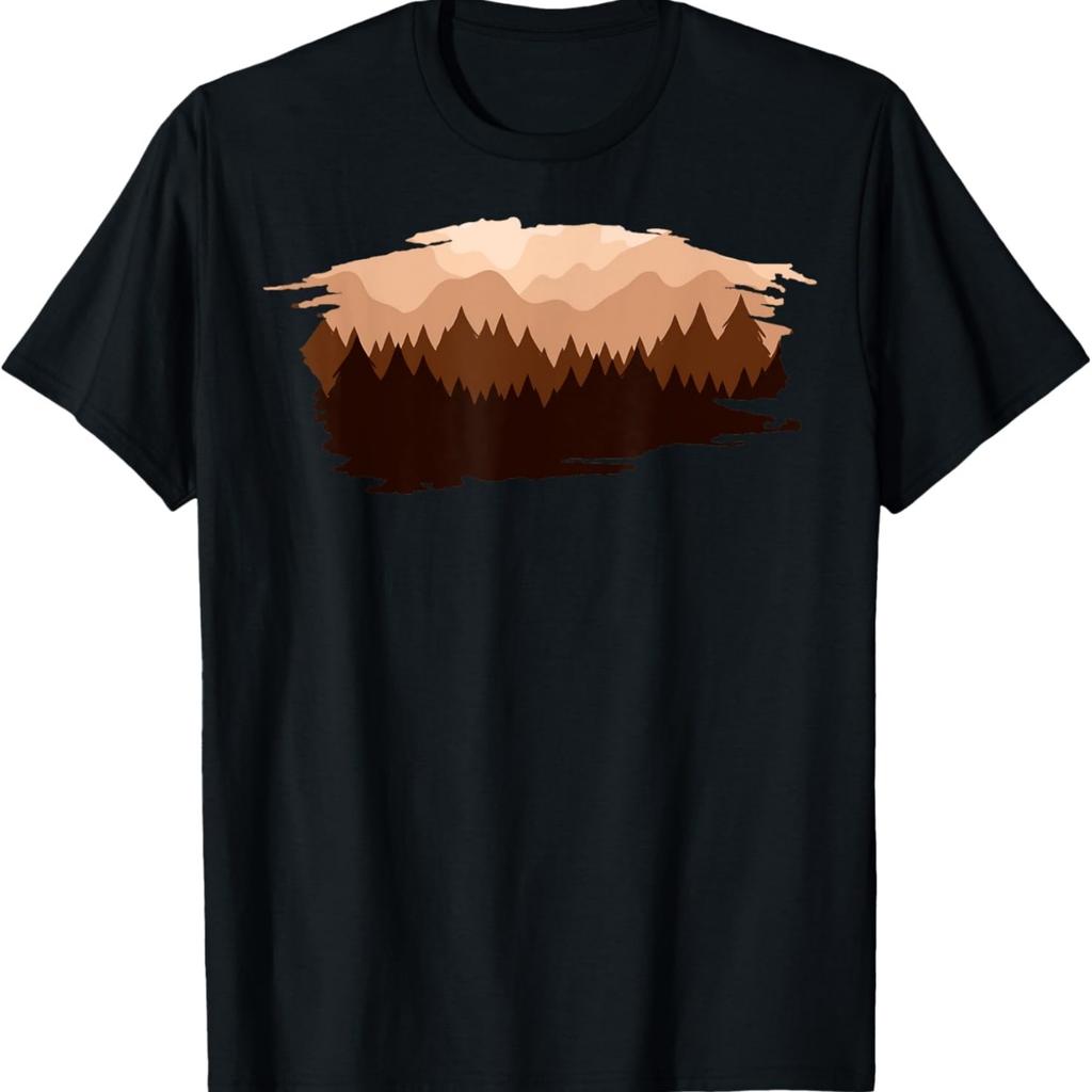Mountain, Nature Trees and Forest T-Shirt(9)