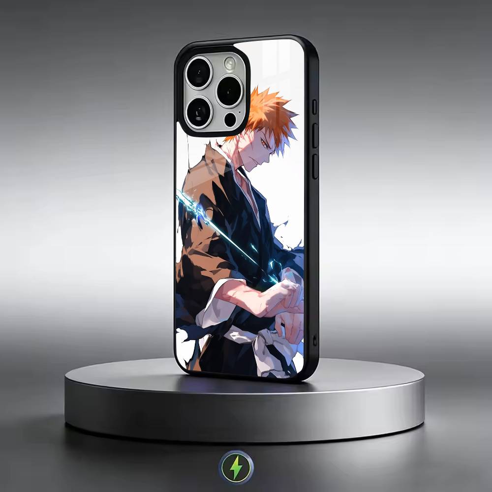 B-Bleachs K-Kurosaki-i Ichigo Phone Case For iPhone17,16,15,14,13,12,11 Plus,Pro Magnetic with Magsafe Wireless Charging iPhone14