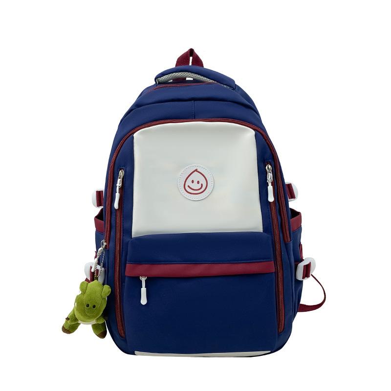 Schoolbag schoolbag female ins wind Korean version of high school junior high school students large capacity backpack simple middle school students