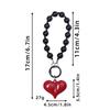 Heart-Shaped Chain Pendant Phone Case & Wrist Strap with Lanyard