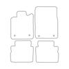 [Blm]Op017 Blue - Set Of Velour Floor Mats To Fit Opel Signum 2003-2008 - Blue Trim