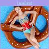 Wholesale Inflatable Swimming Ring Float Bed Adult Water Entertainment Thickened Pvc Ring Float