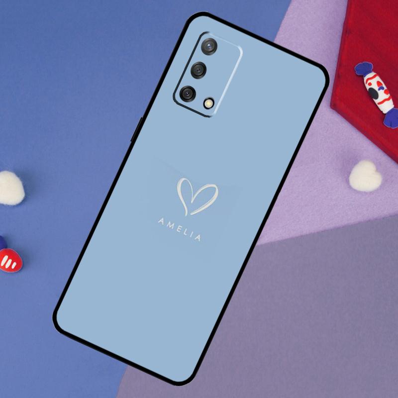 Personalized Name Pastel Custom Case For OPPO A57S A54S A96 A76 A16 A5 A9 A53 A15 A17 A18 A58 A78 A98 A52 A72 A54 A74 A94