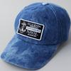 Military Fade Denim Low Cap Embroidered Hat American Casual Summer Baseball Cap Indigo 068 [Avirex] Men's MA-1