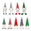 Beleuchteter Weihnachtswichtel Handgefertigtes Plüsch skandinavischer schwedischer Tomte Leuchtendes Weihnachtsmann-Elfen-Spielzeug für Winter-Tischplatte Etagenständer Indoor-Weihnachtsdeko