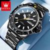 Diving Type Quartz Men's Watches Top Brand Classics Original Watch for Man Waterproof Luminous Stainless Steel Date Week Clock