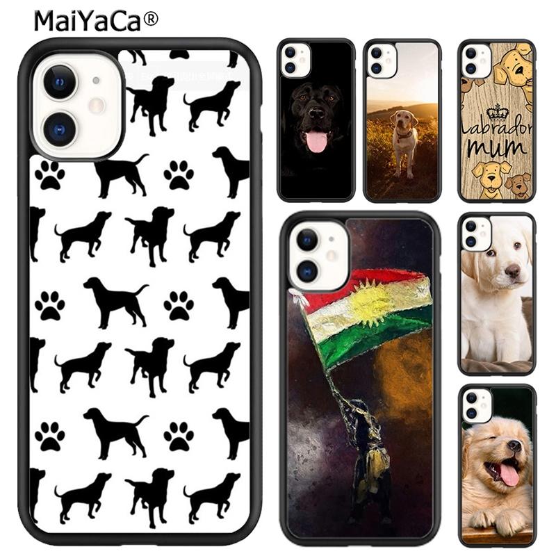 MaiYaCa Labrador collage Cute Puppy Print Phone Case For iPhone 17 Air 16 pro max 15 14 plus 12 13 Cover coque