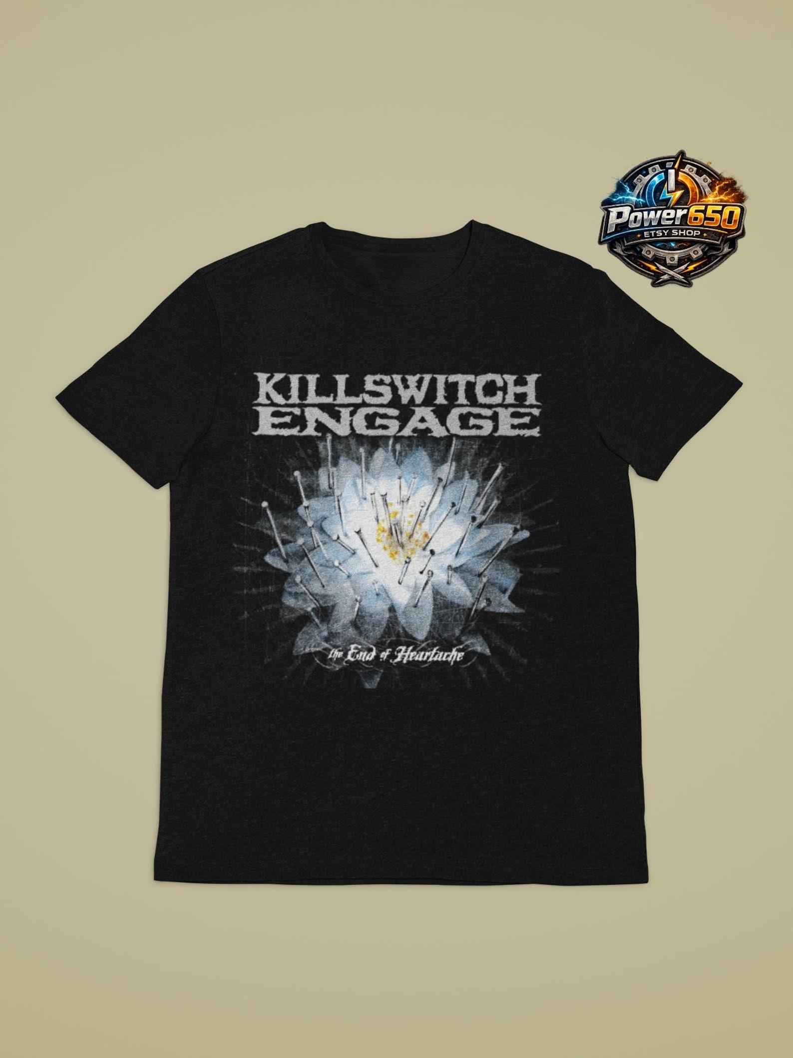 Killswitch Engage As The End of Heartache Album T shirt – Metal Band Merch Unisex Rocker Clothing 4XL
