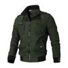 Bomber Jacket Men Fashion Casual Windbreaker Jacket Coat Men Spring Autumn Outwear Stand Slim Outwear Jacket Mens Plus Size