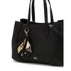 Daks Black Cowhide Flower CharM Tote Bag M Dcba6e553bk