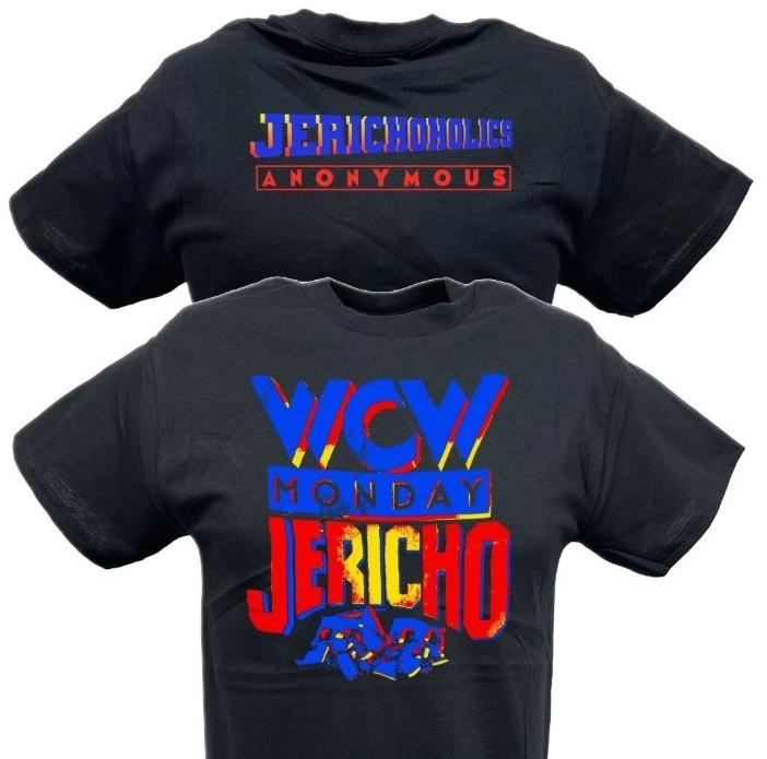 Chris Jericho WCW Monday Night Raw Jericholic Mens Black Tshirt Unisex T-Shirt S