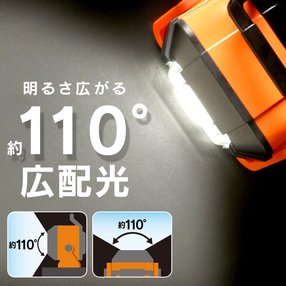 IRIS OHYAMA Insektenabweisendes, Wasserdichtes LED-Arbeitslicht Flutlicht, Regensicher, Wiederaufladbar, Bodenmontierte Basisleuchte, 1000lm, LWT-1000BB