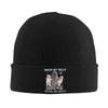 Pibble Dog Wash Clean My Belly Funny Meme Knit Hat  Beanie Hats Kpop Warm Soft Men Women Unisex Bonnet Hats Autumn Cool Caps